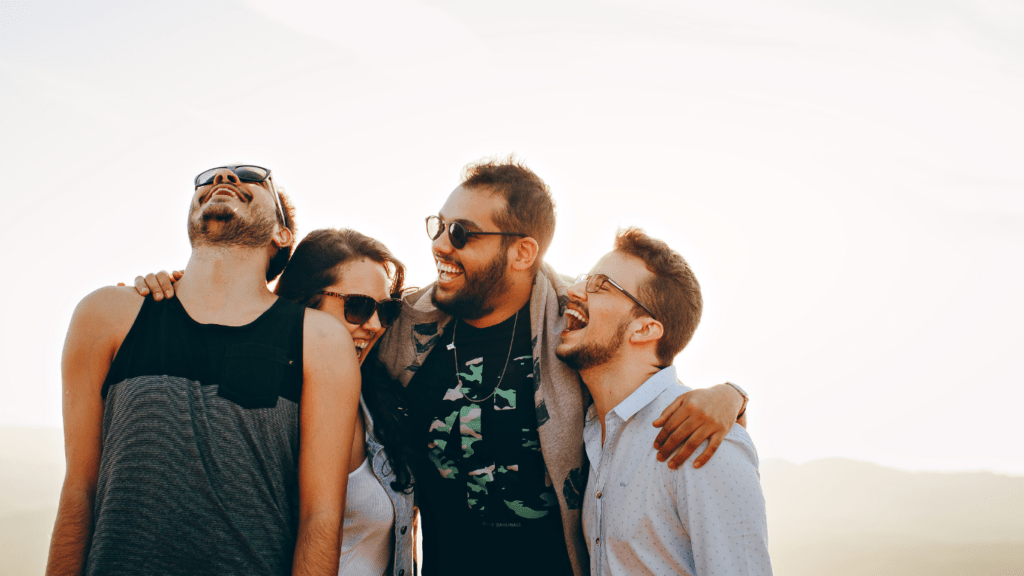 group of happy people