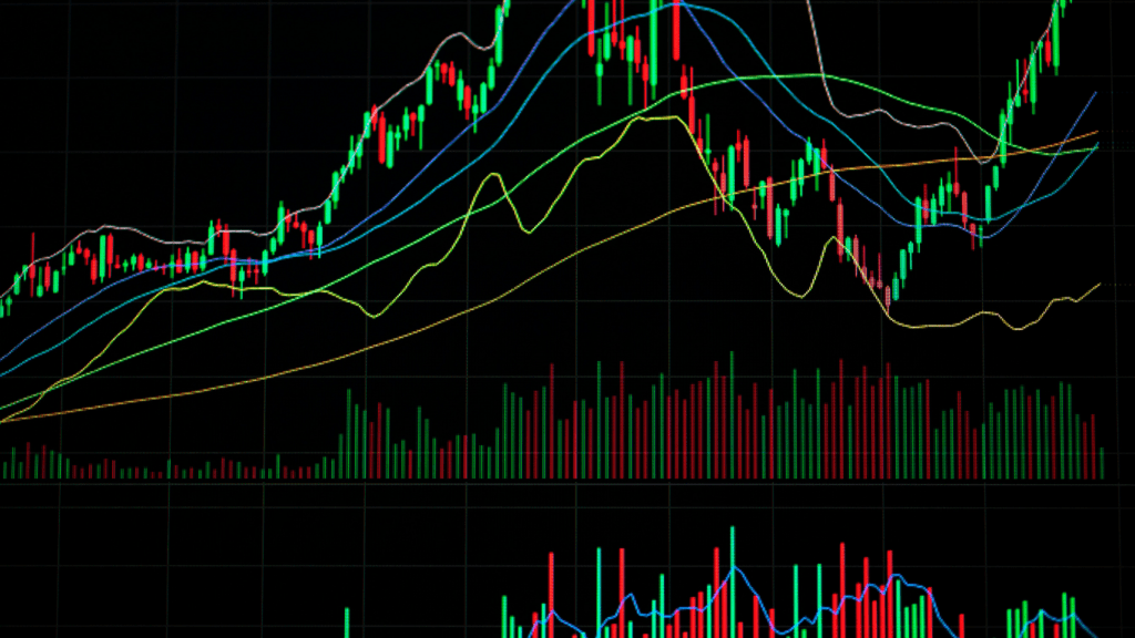 a fluctuating data of a market