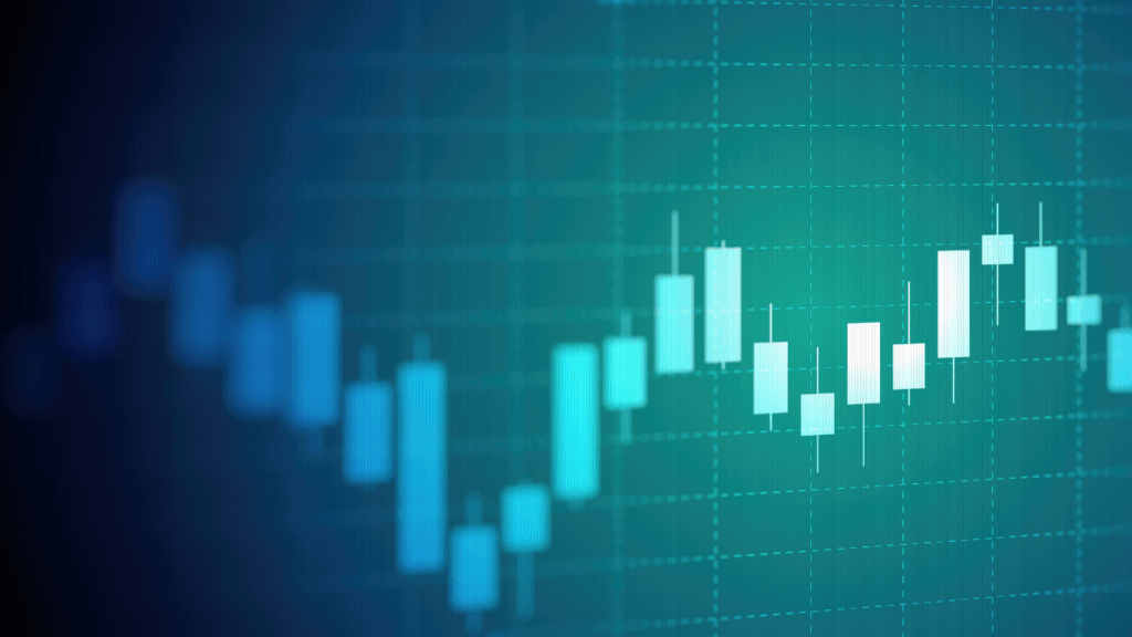 a fluctuating data of a market