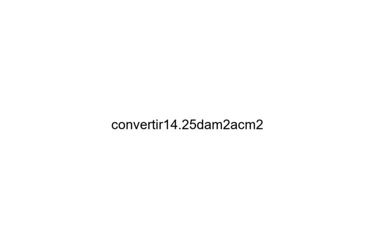 convertir14 25dam2acm2