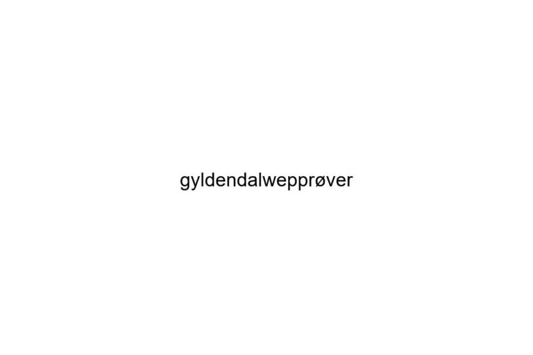 gyldendalwepprver