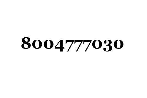 8004777030
