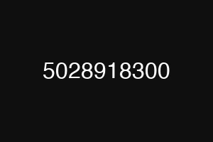 5028918300