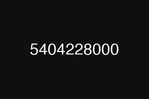5404228000